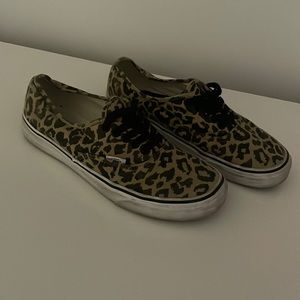 Leopard Cheetah Print Vans